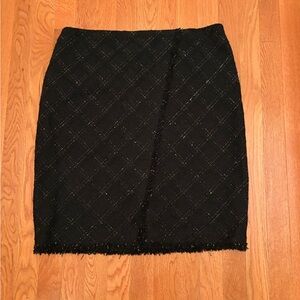 Rebecca Taylor Black Knee-Length Pencil Skirt